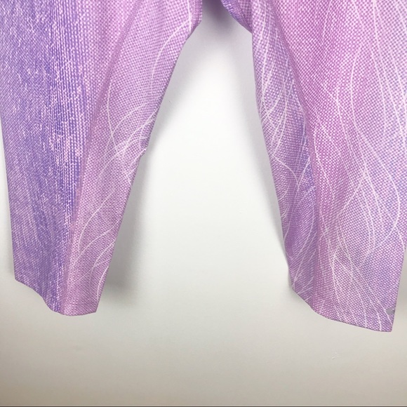 OASICS purple knee Leggings Size M - Picture 3 of 10